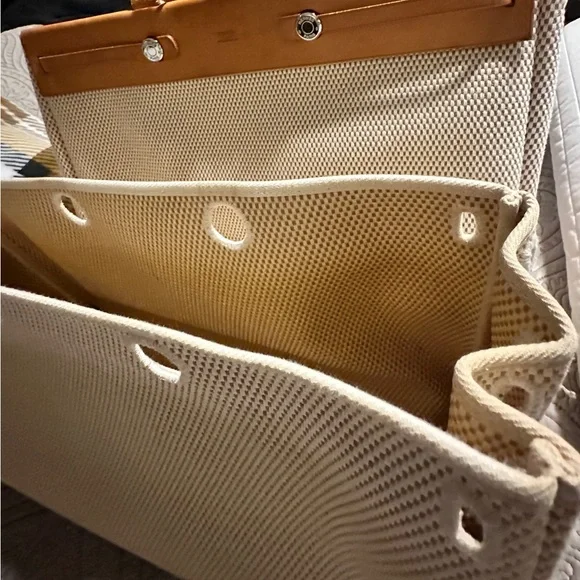 SOLD - Authentic Hermes Herbag Cabas - Picture 3 of 7